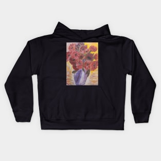 bouquet of poppies Kids Hoodie